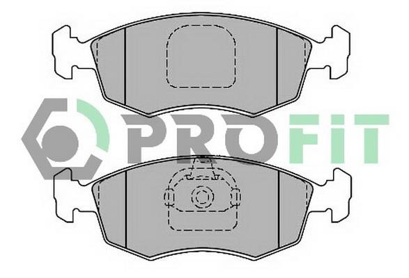 Profit 5000-1376 C Front disc brake pads, set 50001376C