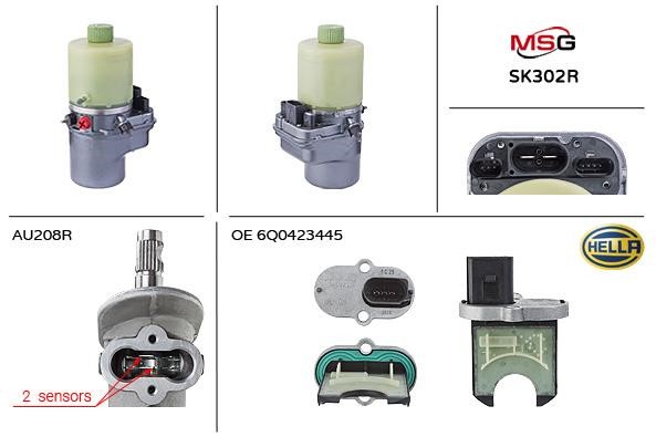 MSG SK302R-ARCH Hydraulic Pump, steering system SK302RARCH