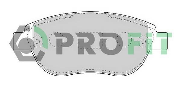 Profit 5000-1476 C Front disc brake pads, set 50001476C