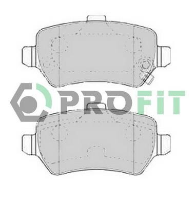Profit 5000-1521 C Rear disc brake pads, set 50001521C