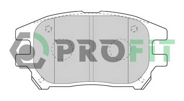 Profit 5000-1697 C Front disc brake pads, set 50001697C