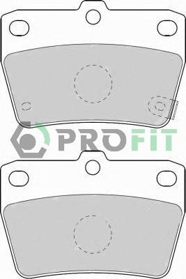 Profit 5000-1531 C Rear disc brake pads, set 50001531C