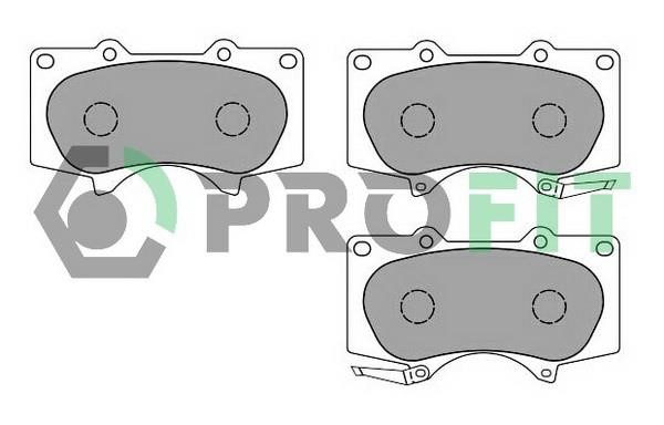 Profit 5000-1698 C Front disc brake pads, set 50001698C
