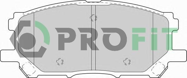 Profit 5000-1715 C Front disc brake pads, set 50001715C