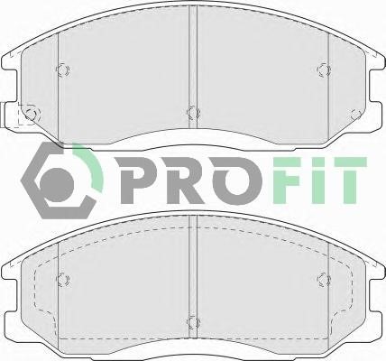 Profit 5000-1605 C Front disc brake pads, set 50001605C