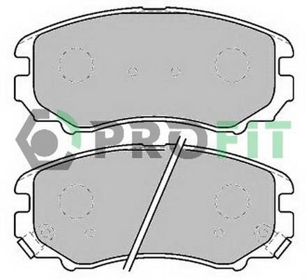Profit 5000-1733 C Front disc brake pads, set 50001733C