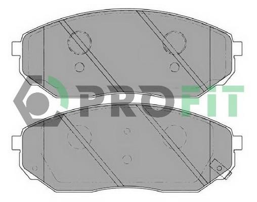Profit 5000-1735 C Front disc brake pads, set 50001735C
