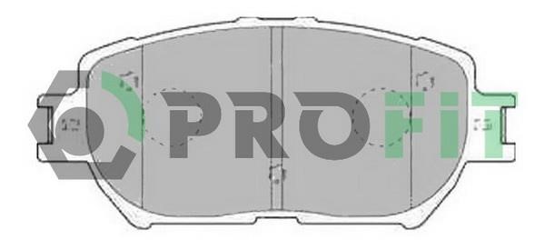 Profit 5000-1620 C Front disc brake pads, set 50001620C