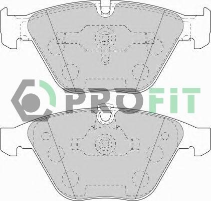 Profit 5000-1628 C Front disc brake pads, set 50001628C