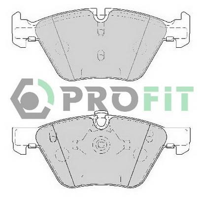 Profit 5000-1773 C Front disc brake pads, set 50001773C
