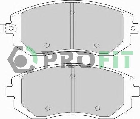 Profit 5000-1639 C Front disc brake pads, set 50001639C
