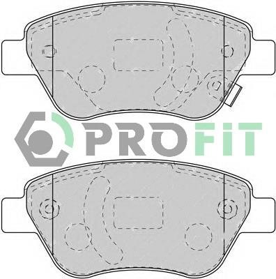 Profit 5000-1920 C Front disc brake pads, set 50001920C