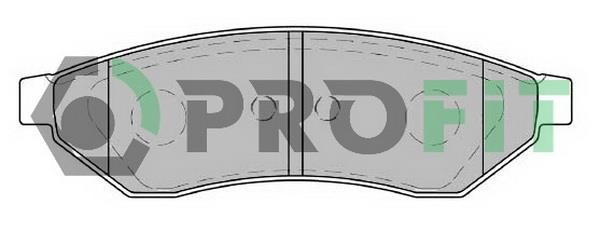 Profit 5000-1986 C Rear disc brake pads, set 50001986C