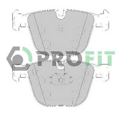 Profit 5000-1672 C Rear disc brake pads, set 50001672C