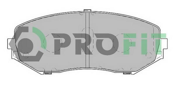 Profit 5000-2017 C Front disc brake pads, set 50002017C