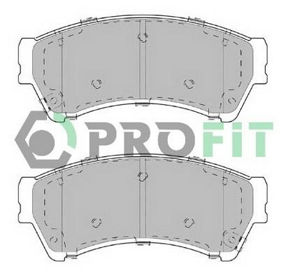 Profit 5000-2021 C Front disc brake pads, set 50002021C