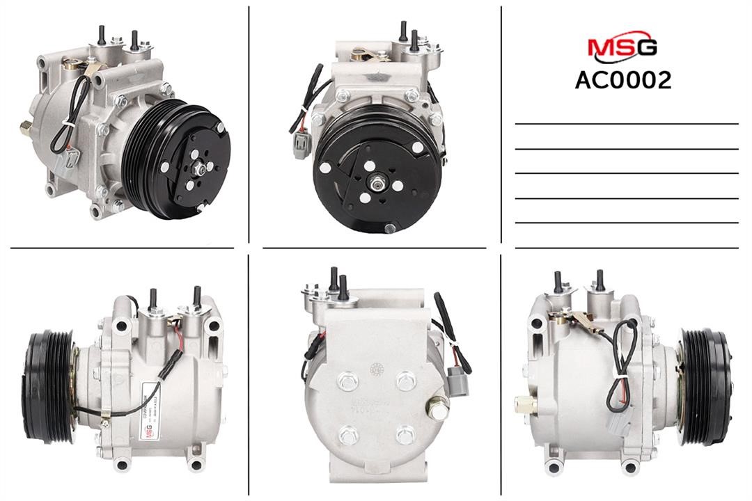 MSG AC0002 Compressor, air conditioning AC0002