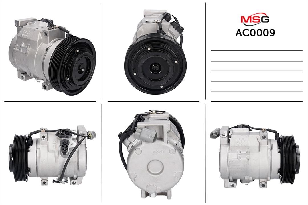 MSG AC0009 Compressor, air conditioning AC0009
