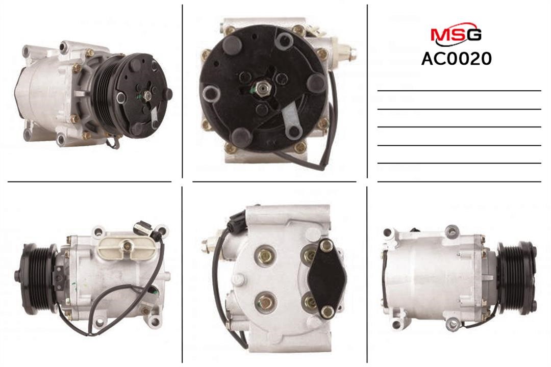 MSG AC0020 Compressor, air conditioning AC0020