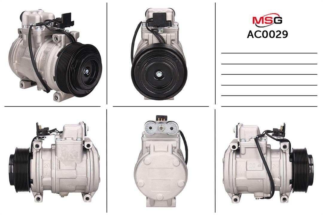 MSG AC0029 Compressor, air conditioning AC0029