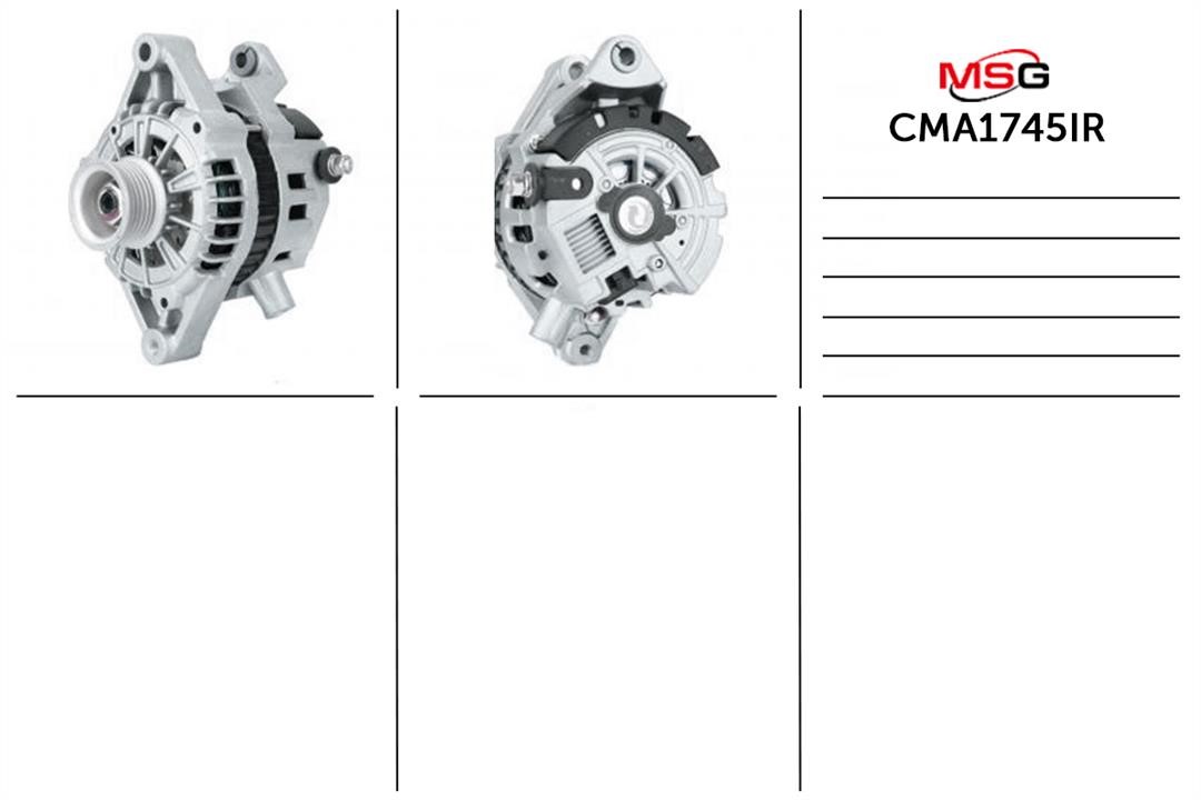 MSG CMA1745IR Alternator CMA1745IR