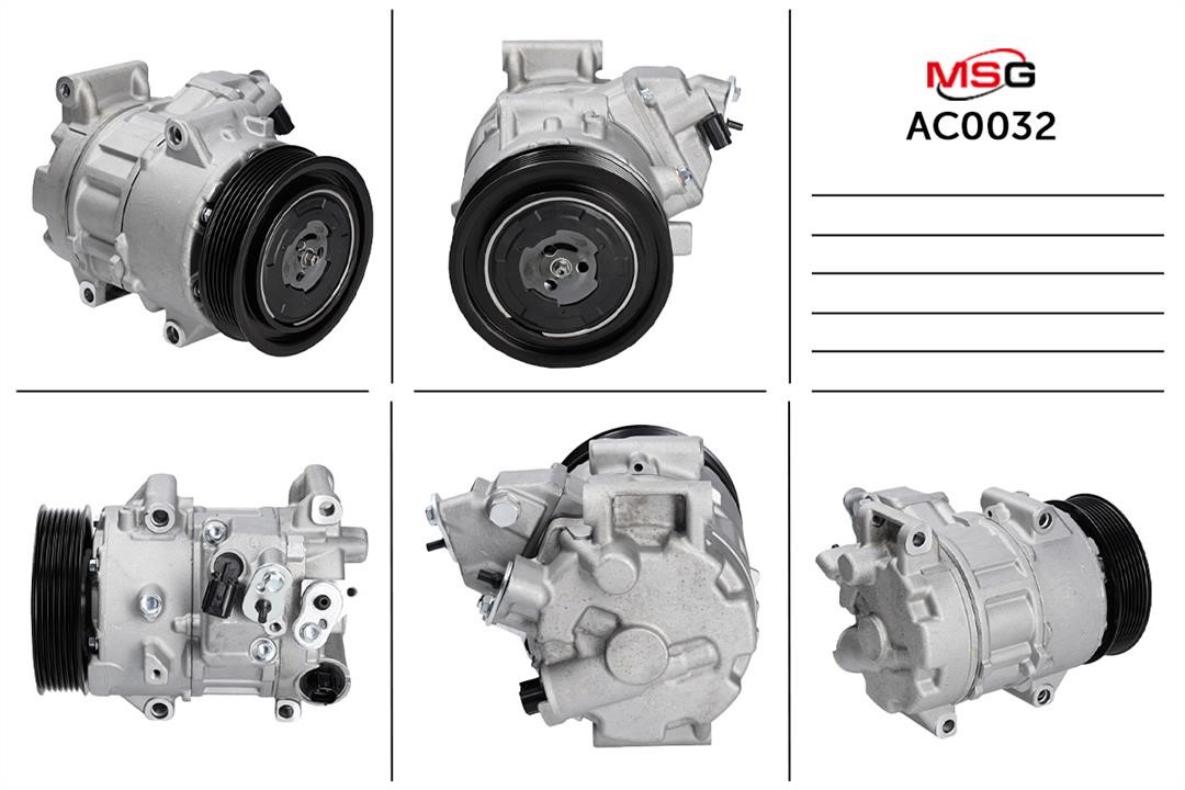 MSG AC0032 Compressor, air conditioning AC0032