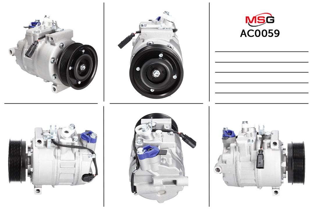 MSG AC0059 Compressor, air conditioning AC0059 AC0059 MSG Compressor, air conditioning