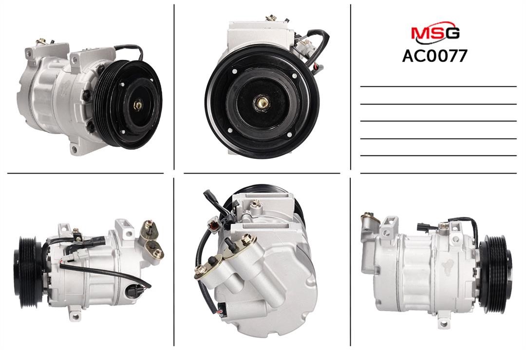 MSG AC0077 Compressor, air conditioning AC0077