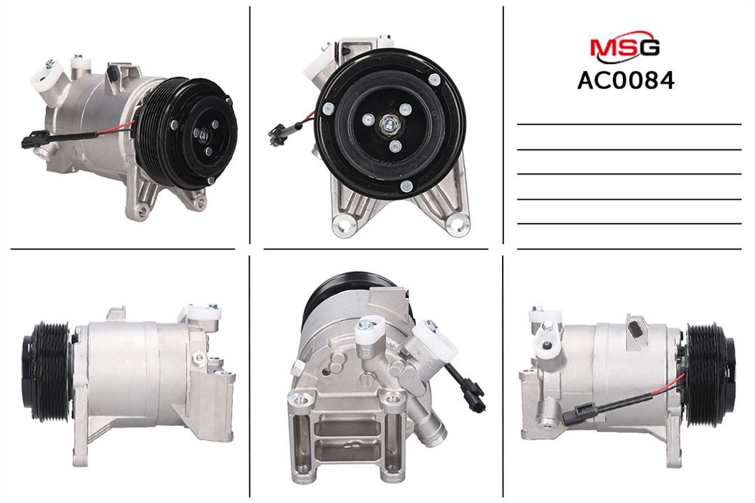 MSG AC0084 Compressor, air conditioning AC0084