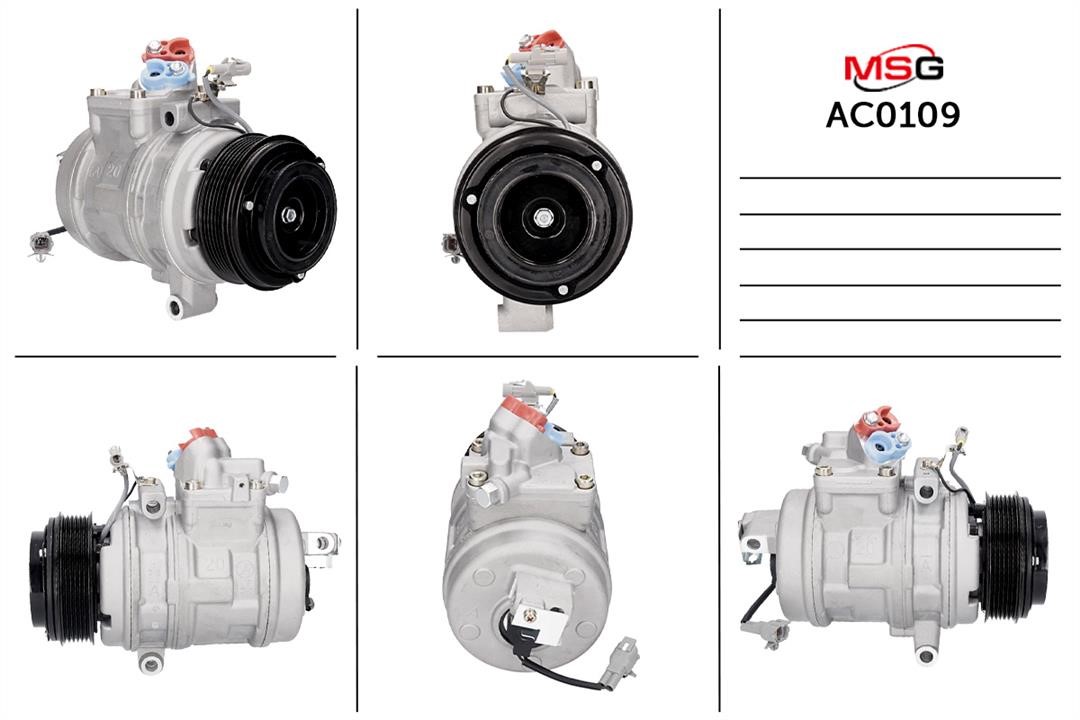MSG AC0109 Compressor, air conditioning AC0109