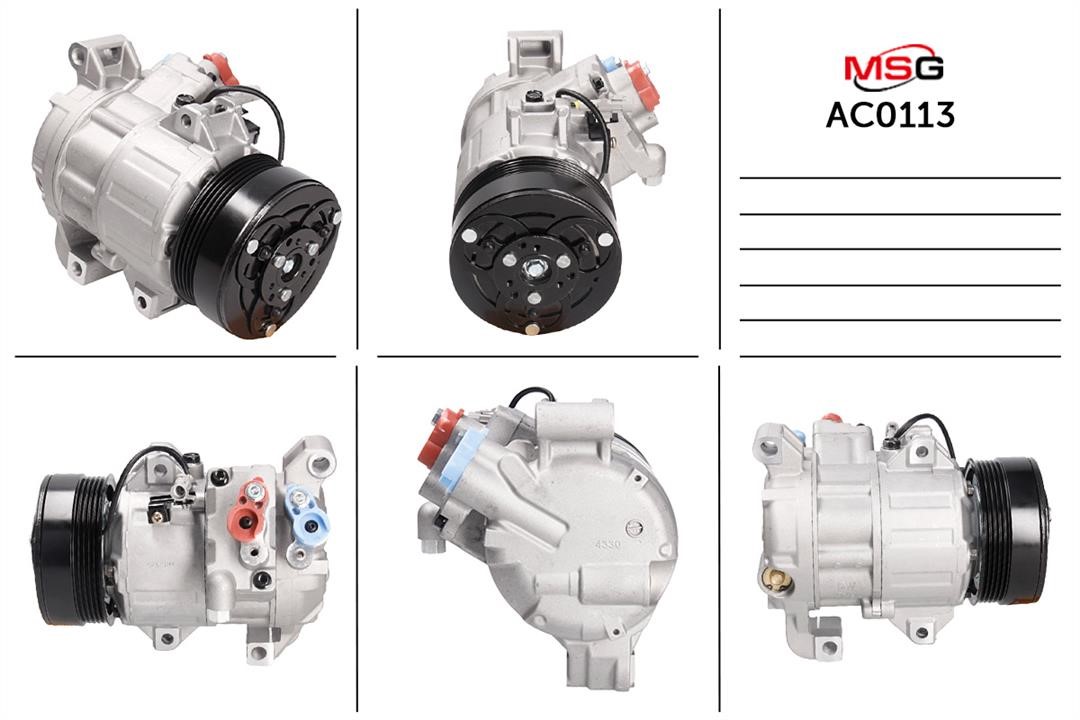 MSG AC0113 Compressor, air conditioning AC0113