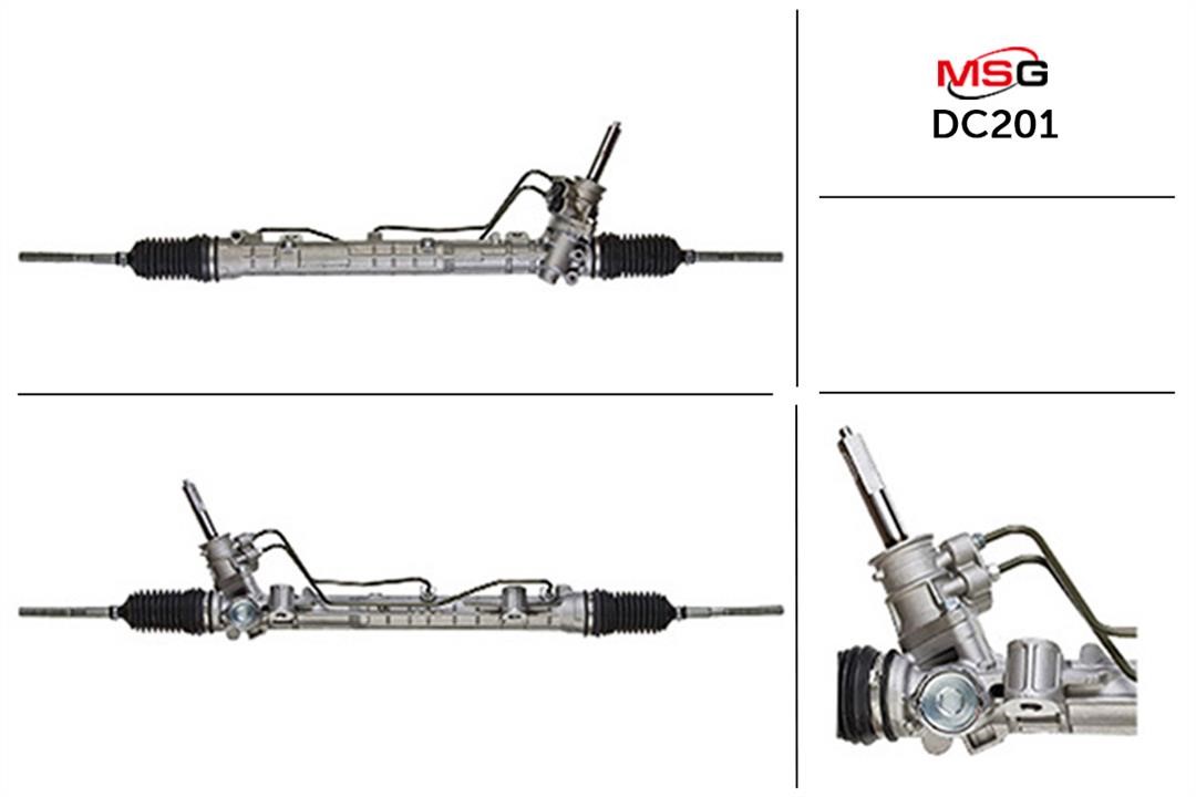 Steering rack Renault Logan: DC201 MSG Power Steering