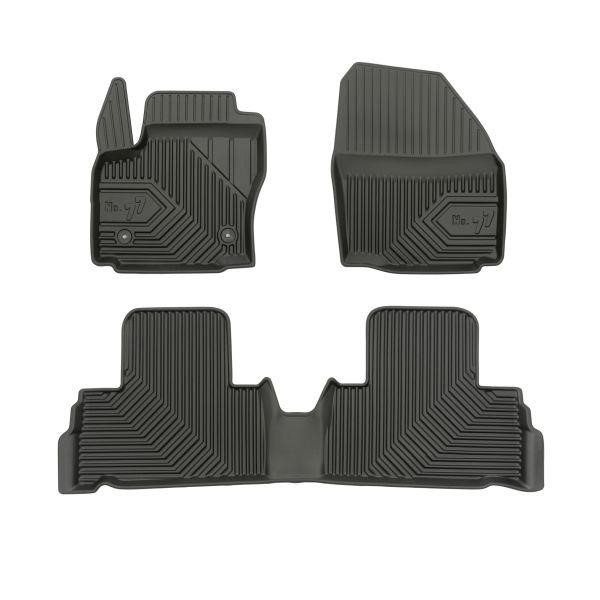 Interior mats Ford: 77408012 Frogum Rubber mats Frogum No. 77 for Ford Galaxy (mkII) 2010-2015 (between clips 31.5 cm)