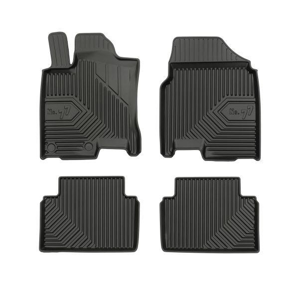 Car foot mats Nissan Qashqai: 77408289 Frogum Rubber mats Frogum No. 77 for Nissan Qashqai (mkI) 2006-2013