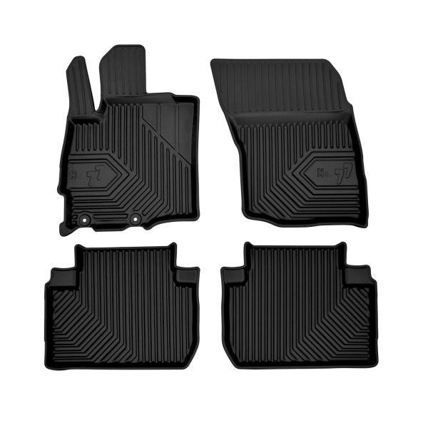 Car foot mats Mitsubishi Outlander: 77408319 Frogum Frogum rubber mats # 77 for Mitsubishi Outlander (mkIII) (not PHEV) 2012-2021