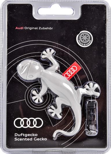 VAG 000 087 009 A Audi Gecko Cockpit Air Freshener, grey, pine/orange, 80x80x10 mm 000087009A