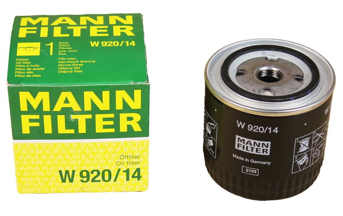 Buy Mann-Filter W 920&#x2F;14 at a low price in United Arab Emirates!