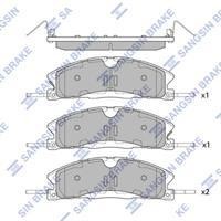SP1620 Sangsin Front disc brake pads, set