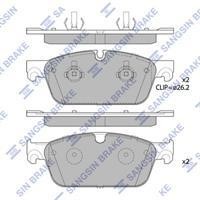 Sangsin SP1956 Front disc brake pads, set SP1956