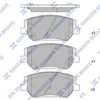 SP1913 Sangsin Front disc brake pads, set