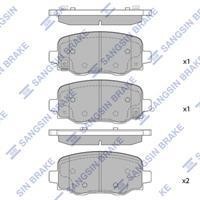 Sangsin SP1917 Rear disc brake pads, set SP1917