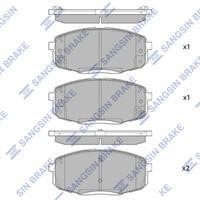 Sangsin SP4098 Front disc brake pads, set SP4098