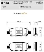 Sangsin HP1250 Rear disc brake pads, set HP1250
