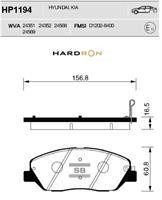 Sangsin HP1194 Front disc brake pads, set HP1194