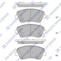 Sangsin SP1842 Front disc brake pads, set SP1842