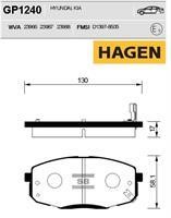 Sangsin GP1240 Front disc brake pads, set GP1240