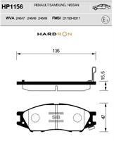 Sangsin HP1156 Front disc brake pads, set HP1156