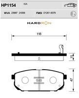 Sangsin HP1154 Rear disc brake pads, set HP1154