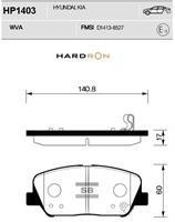 Sangsin HP1403 Front disc brake pads, set HP1403