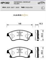 Sangsin HP1362 Front disc brake pads, set HP1362